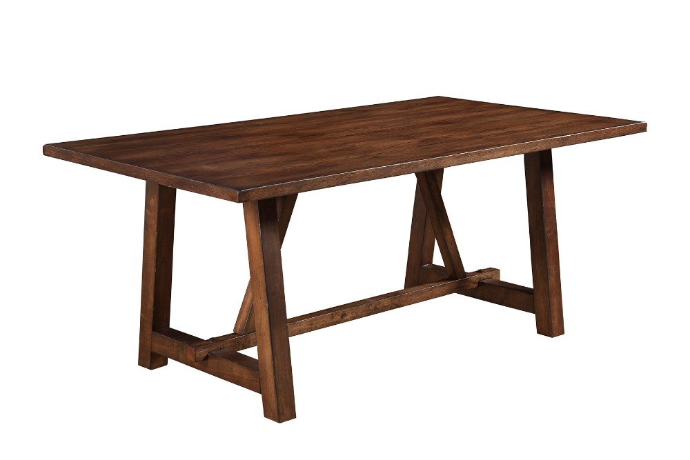 Arendal Trestle Rectangular Dining Table - Alpine Furniture 5672-01