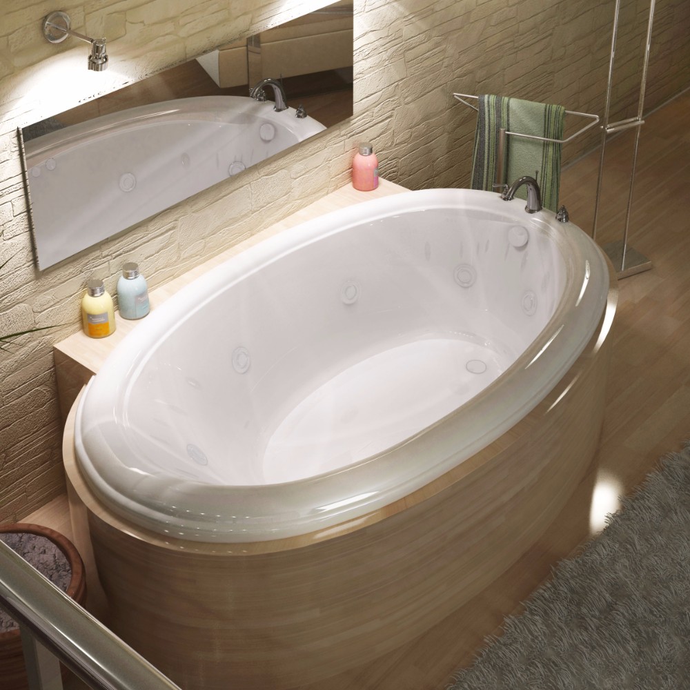 Oval Jetted Bathtub