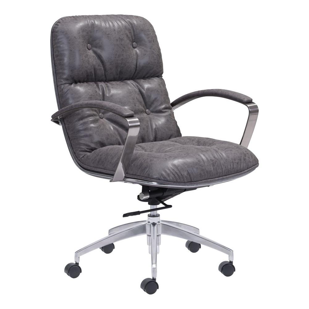 Zuo Modern Office Chair Vintage Gray