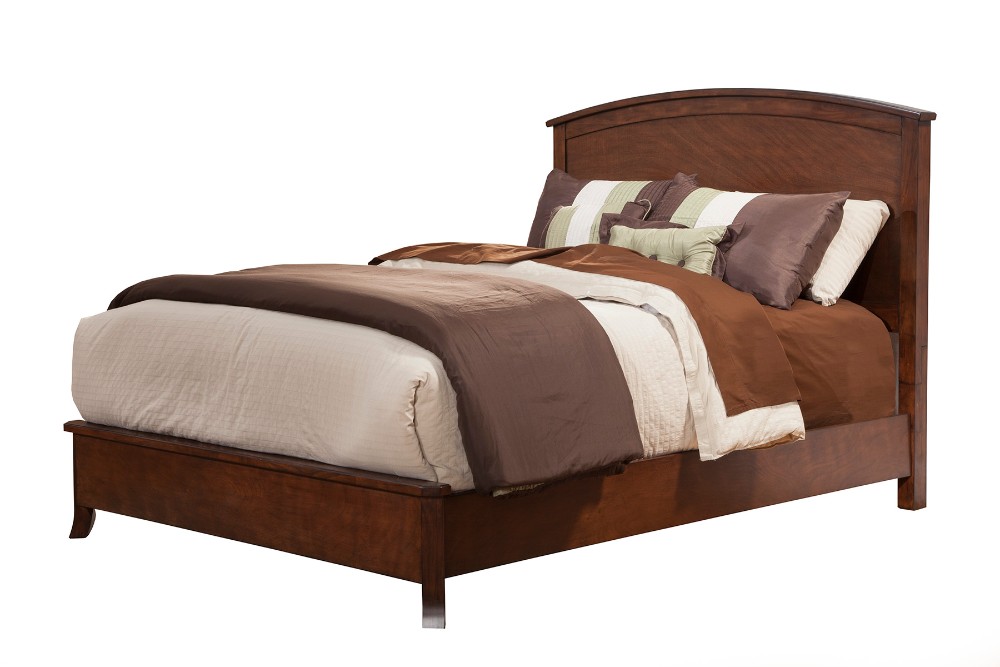 Alpine Furniture California King Panel Bed Mahogany