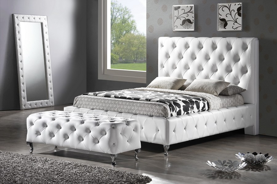 Wholesale Interiors Bed Upholstered Headboard King