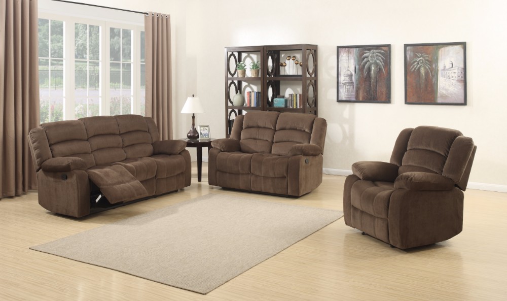 Contemporary | Upholstery | Collection | Loveseat | Pacific | Recline | Brown | Room | Sofa | Live | Set | AC