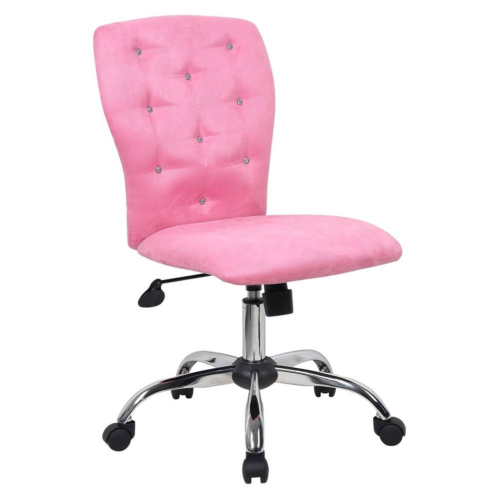 Microfiber | Tiffany | Office | Chair | Boss | Pink