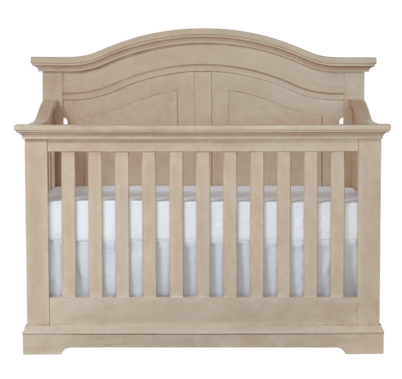 Centennial Chatham Curved Top Lifetime 4-in-1 Crib, Driftwood - 10898-dfw