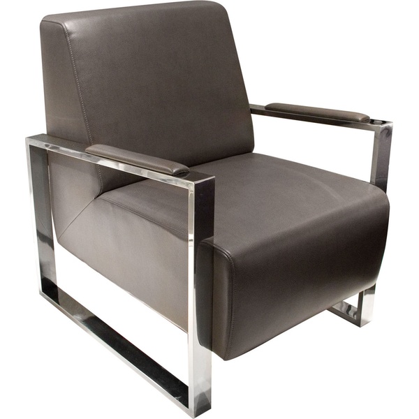 Diamond Sofa Accent Chair Steel Grey