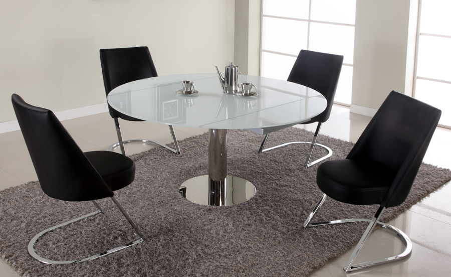 Tami Dt Crm Tami Extendable Round Dining Table