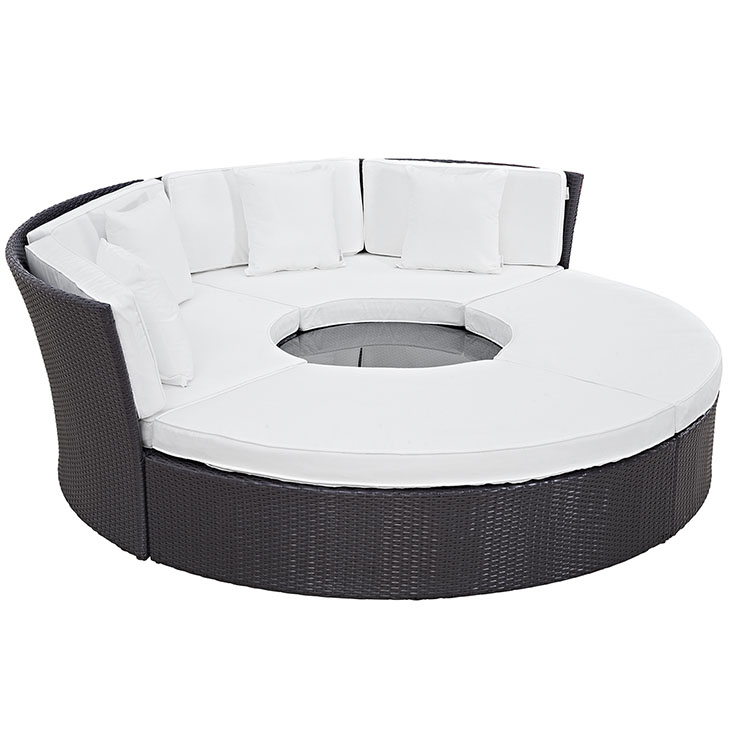East End Imports Circular Outdoor Patio Daybed Set