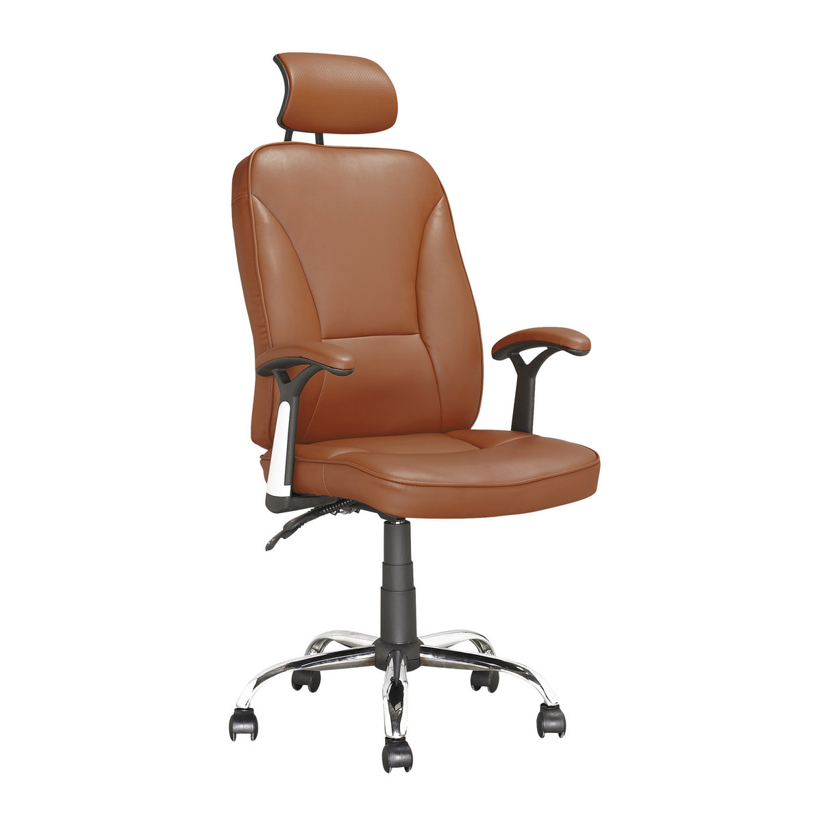 Corliving Lof-699-o Workspace Executive Reclining Office Chair In Light Brown Leatherette