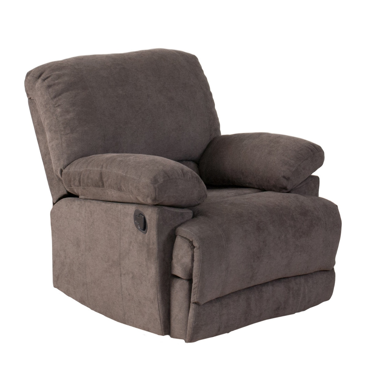 CorLiving LZY-331-R Lea Grey Chenille Fabric Recliner - CorLiving Recliners