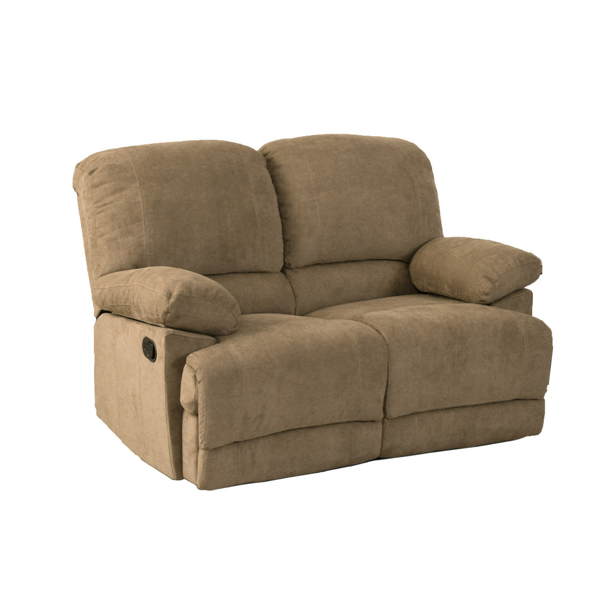 Corliving Lzy-391-l Lea Brown Chenille Fabric Reclining Loveseat