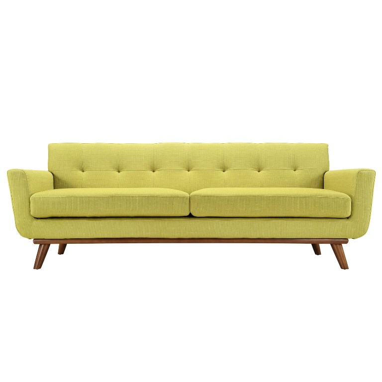 Engage Sofa in Wheatgrass East End Imports EEI-1180-WHE - Sofas