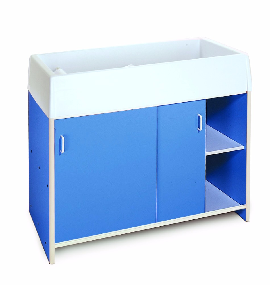 Ez Clean Infant Changing Cabinet - Blue - Whitney Brothers Wb0721