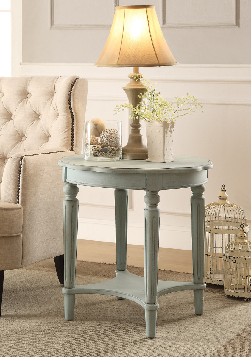 Fordon End Table In Antique Green - Acme Furniture 82912
