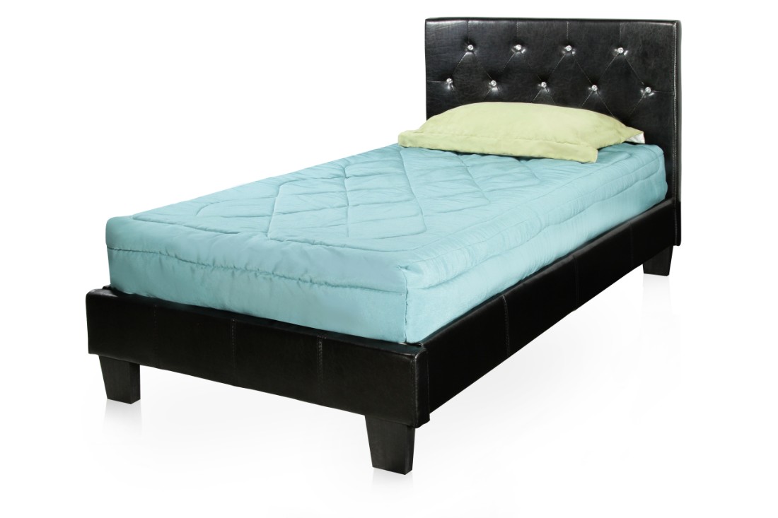 Twin Platform Bed Black Furniture Of America