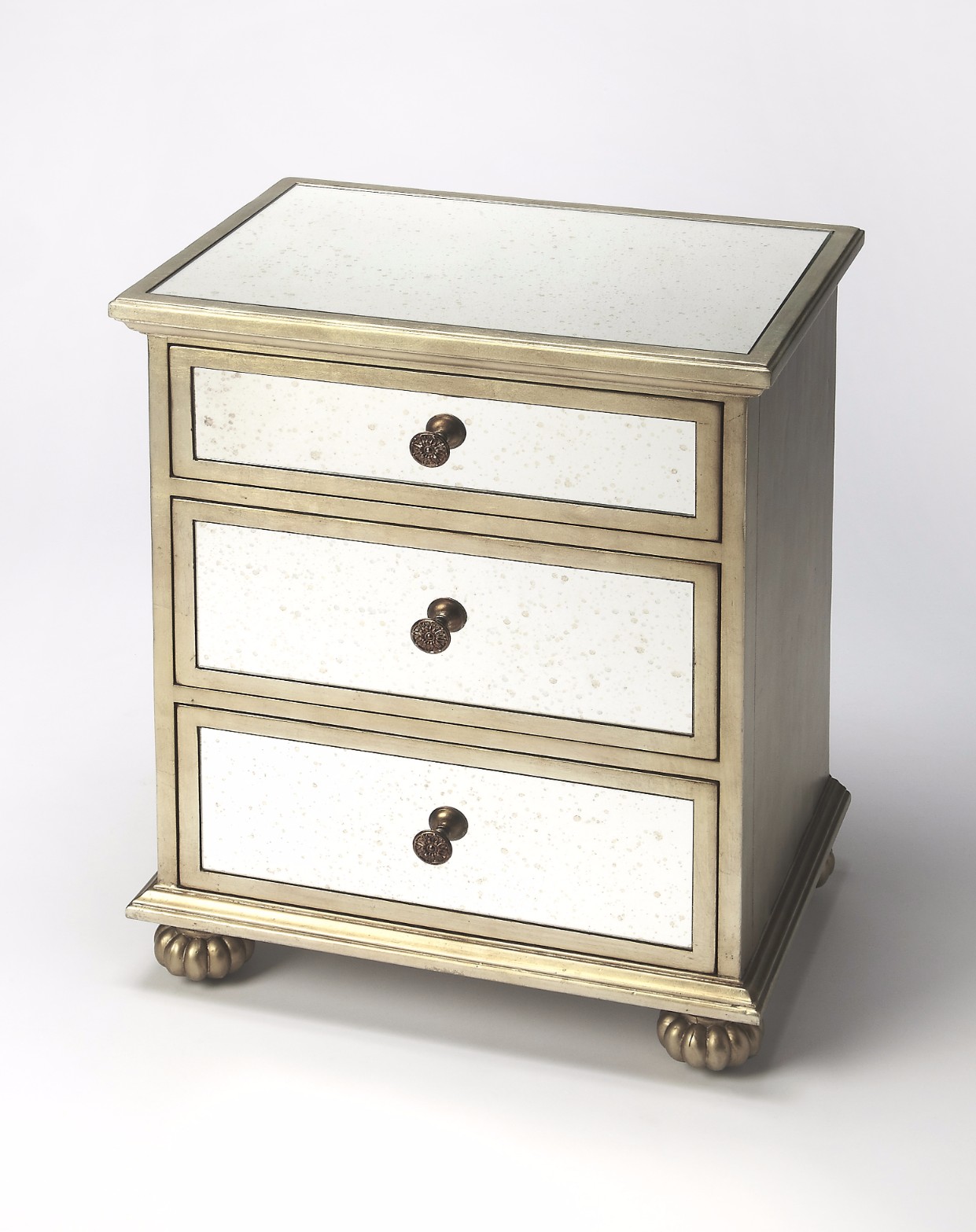 Grable Mirror Leaf Accent Chest