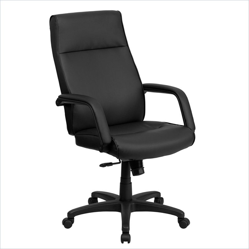 Executive | Furniture | Leather | Memory | Office | Flash | Chair | Black | Foam | Back | High | Pad