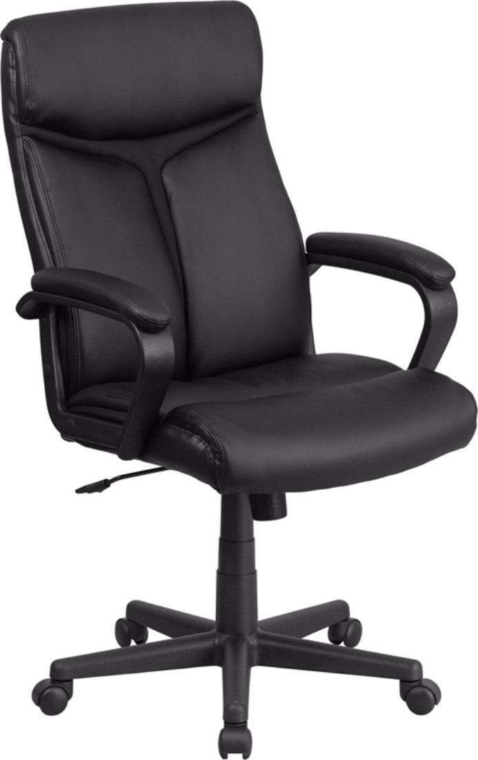 Executive | Furniture | Leather | Office | Swivel | Flash | Chair | Black | Back | High