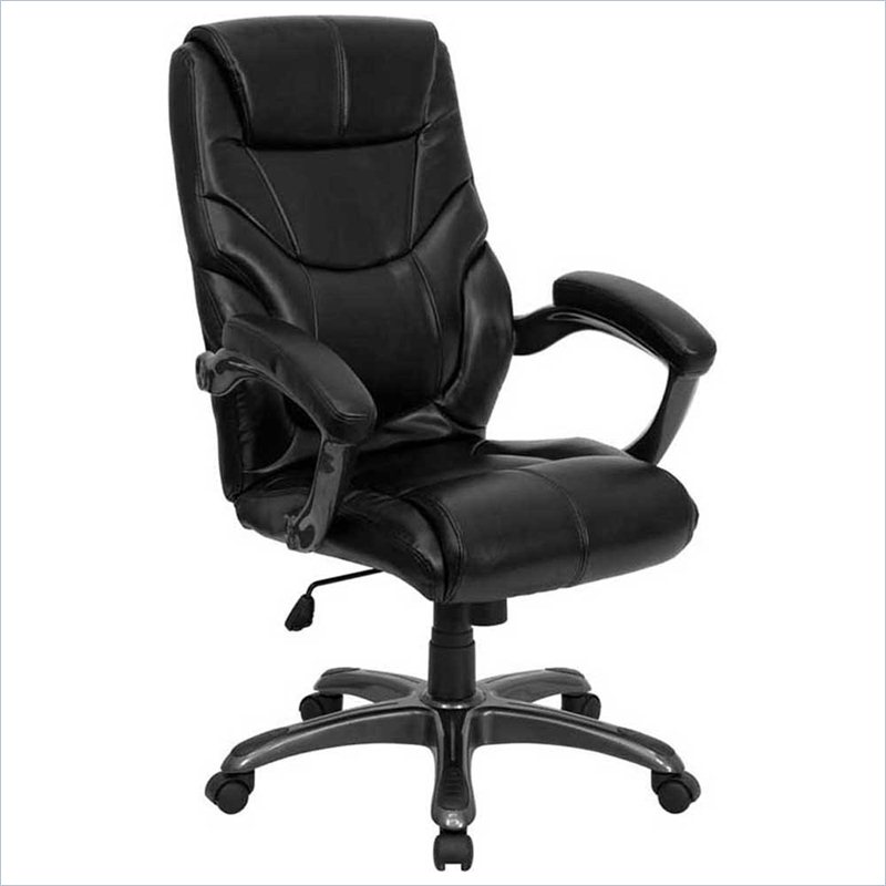 Executive | Furniture | Leather | Office | Flash | Chair | Black | Back | High