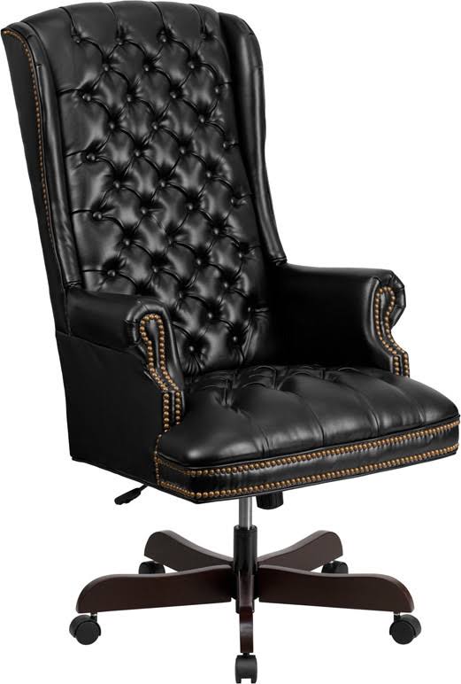 Flash Leather Executive Swivel Office Chair