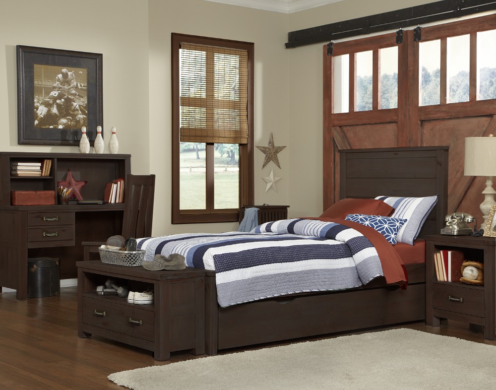 Hillsdale Twin Panel Bedwith Trundle