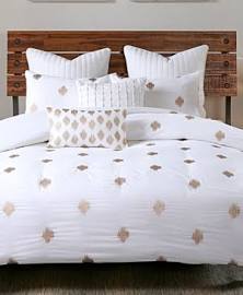 Ink+ivy Stella Dot Full/queen 3 Piece Cotton Percale Comforter Mini Set In Copper - Olliix Ii10-879