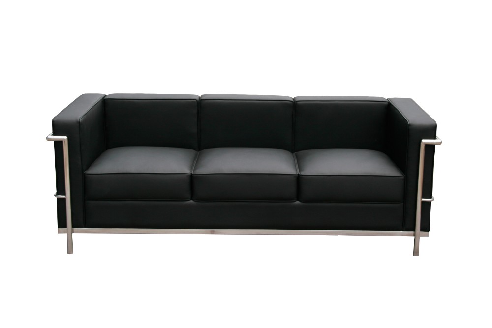J M Cour Leather Sofa