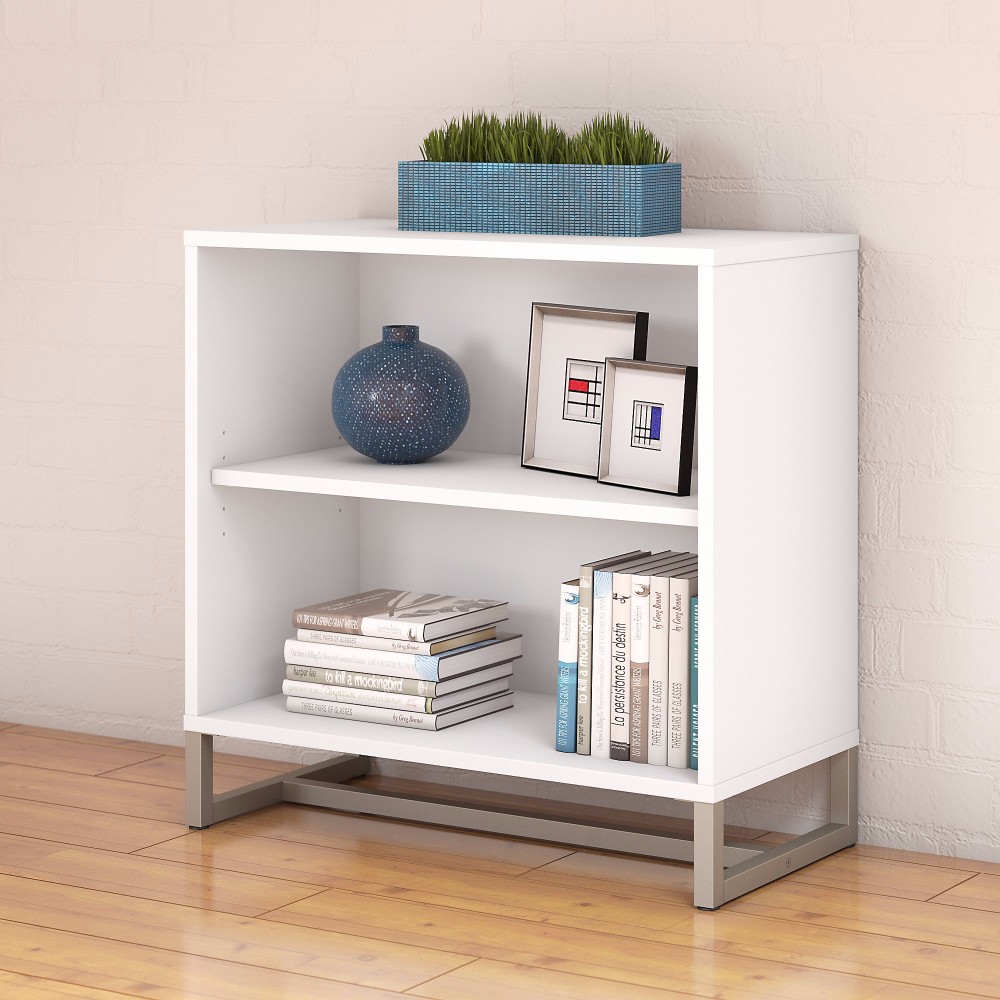 kathy IrelandÂ® Office by Bush Furniture KI70205 - Method Bookcase Cabinet in White