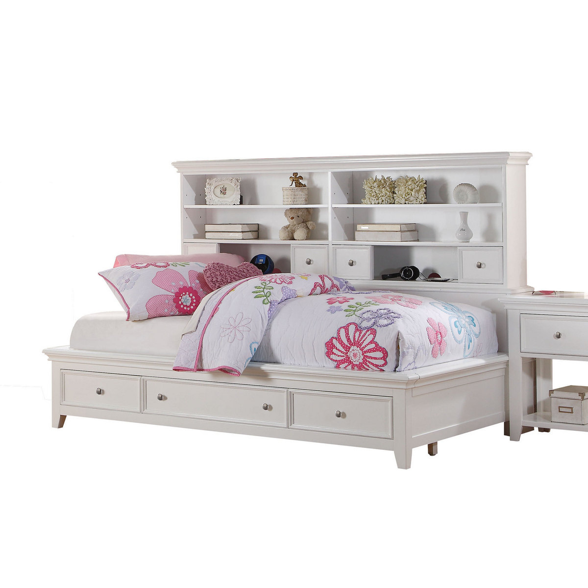 Daybed Storage Twin White Acme