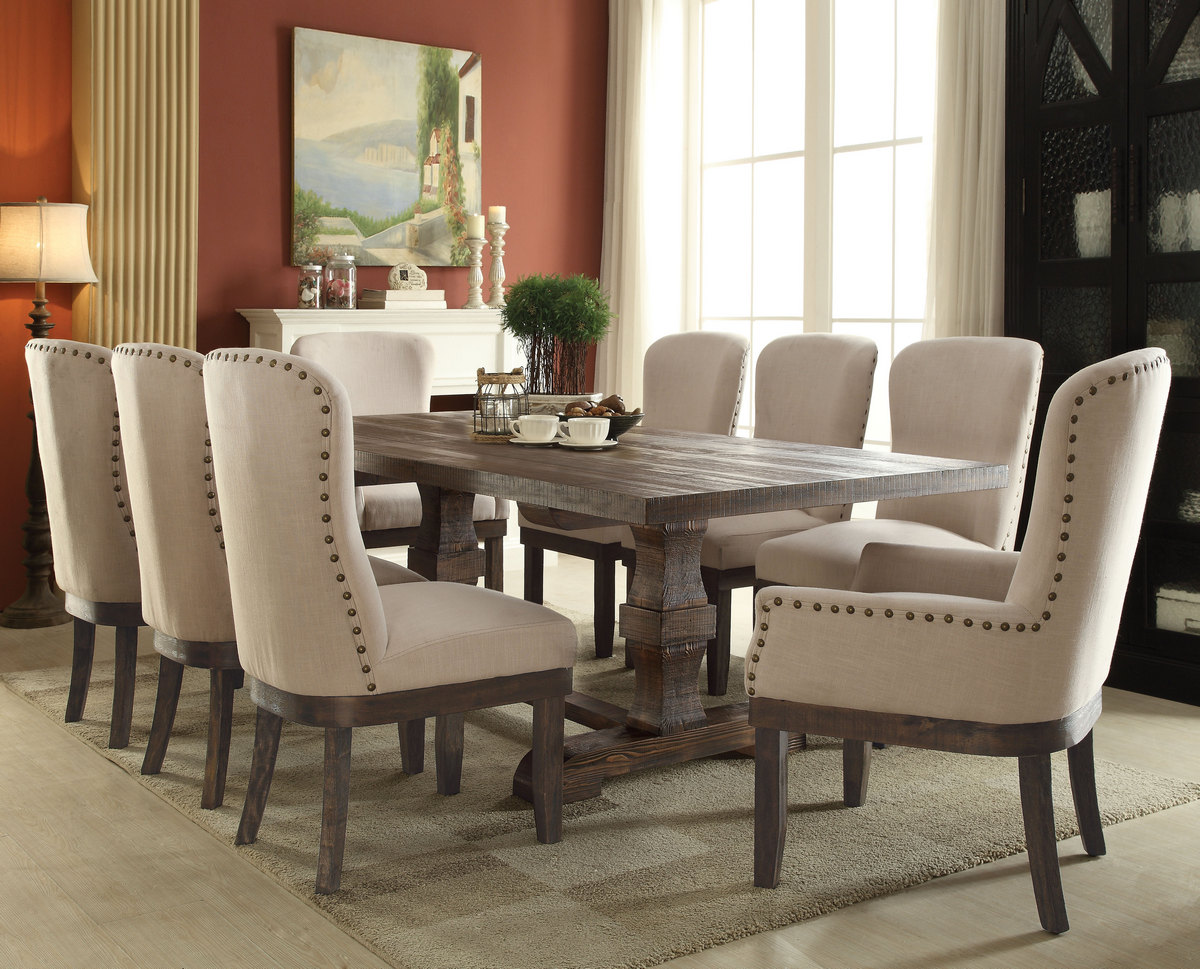 Dining Table Brown Acme