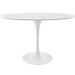 Oval Dining Table White East End