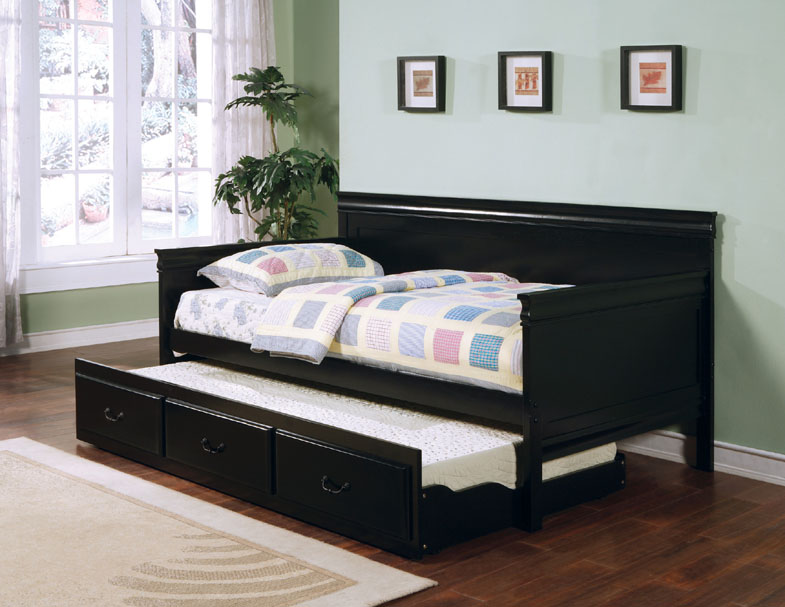 Coaster Black Day Bed Product Picture
