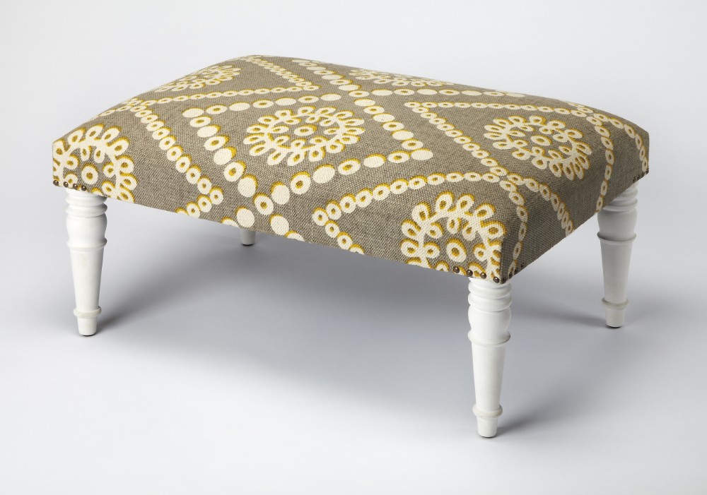 Lucinda Upholstered Cocktail Ottoman - Butler Specialty 3957288