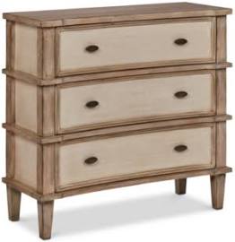 Madison Park Alcott 3 drawer chest in Natural/Cream - Olliix MP130-0276