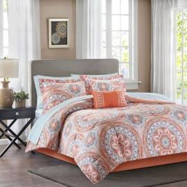Comforter | Cotton | Coral | Sheet | Park | Twin | Set