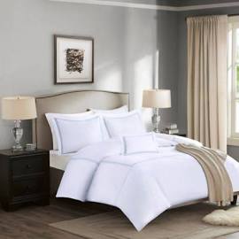 Madison Park Shelby Complete Comforter and Cotton Sheet Set Grey King Madison Park Essentials MPE10-012
