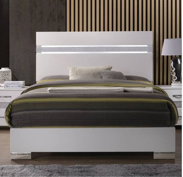 Acme Furniture King Bed Gloss