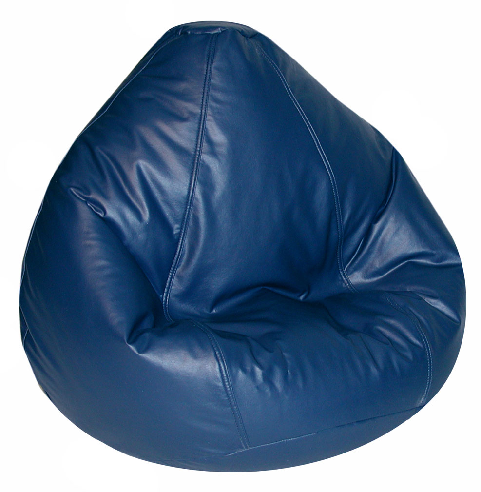 Navy Lifestyle Vinyl Bean Bag Chair - Elite 30-1021-308