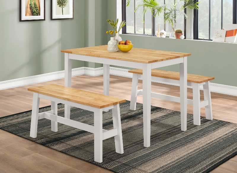 New York Table W/ 2 Benches - 4d Concepts 534110