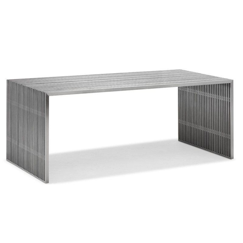 Zuo Modern Dining Table Stainless Steel