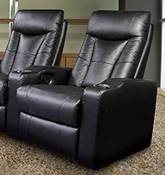 Pavillion Home Theater Contemporary Right Recliner - Coaster 600130XRR - Recliners