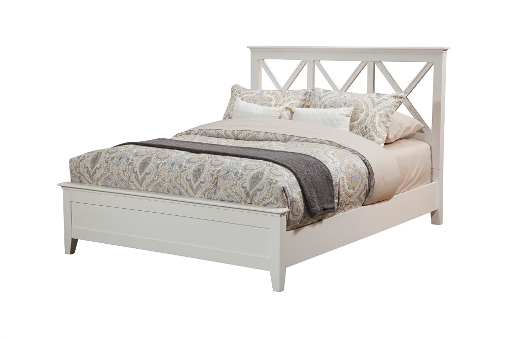 Potter Standard King Panel Bed - Alpine Furniture 955-07ek