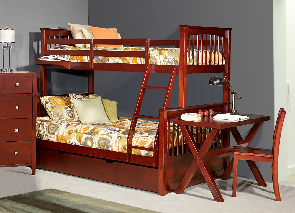 Twin Bunk Trundle Cherry