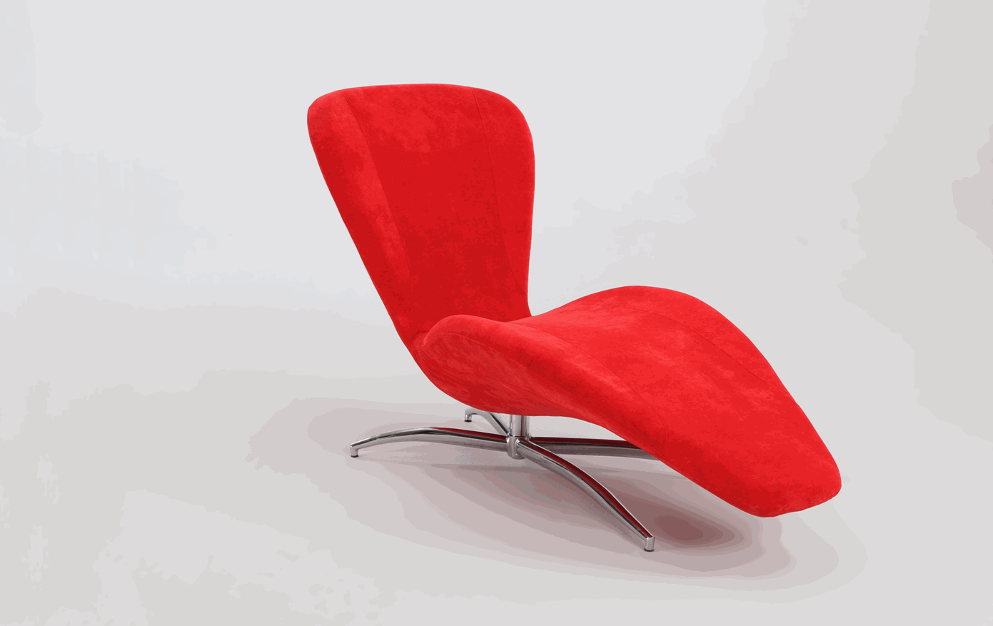 Recline | Chaise | Lounge | Chair | Red