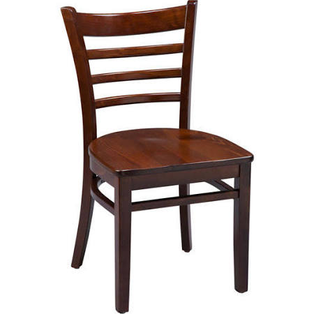 Regal Seating 412w Beechwood Ladder-back Chair With Wood Seat And Back