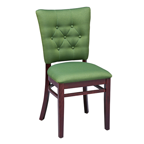 Regal Seating 420tft Beechwood Fully Upholstered Seat And Tufted Back With Nail Trim