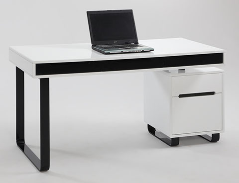 Chintaly Reversible Case Drawer Computer Desk