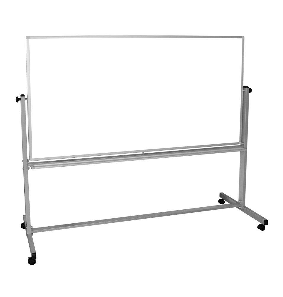Reversible Magnetic Mobile 72x40 Whiteboard - Luxor Mb7240ww
