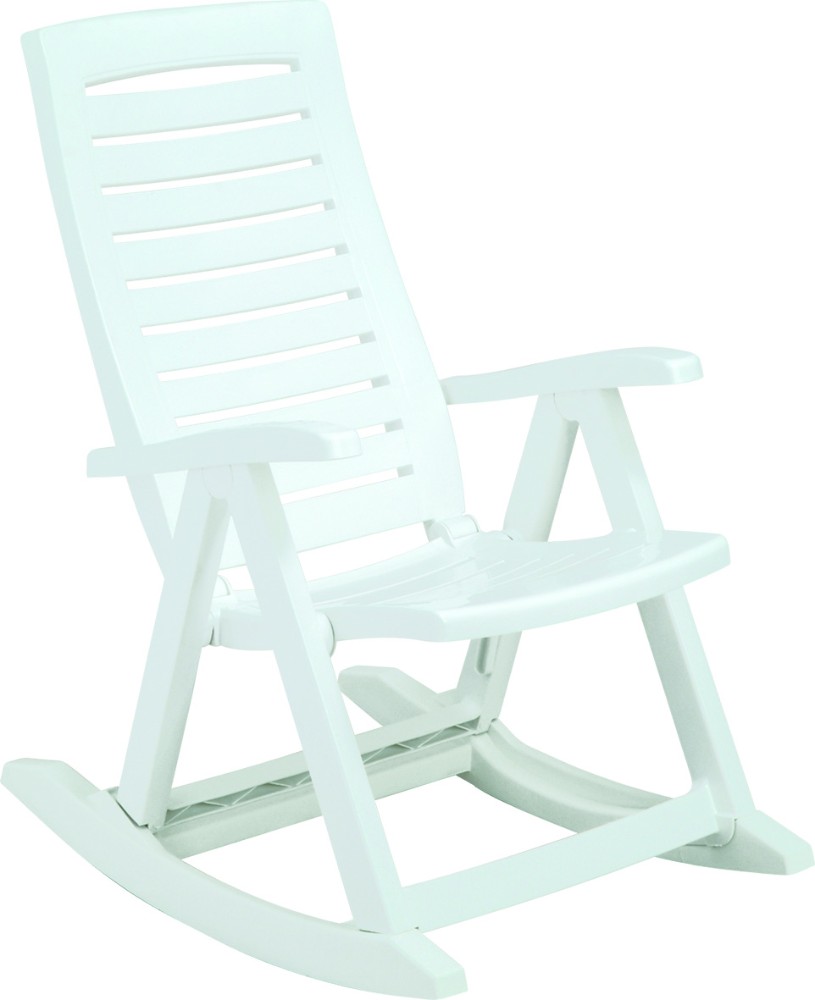 Rimax Rocking Chair In White - Inval 10002