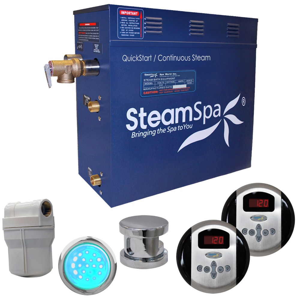 Steamspa Steam Bath Generator Chrome