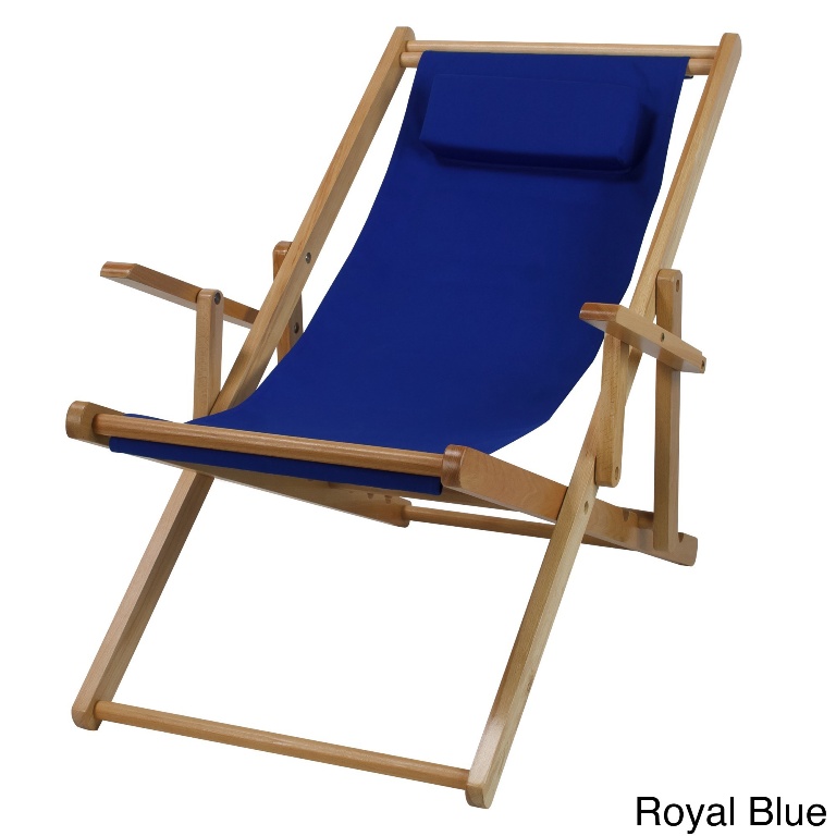 Royal Blue Sling Chair - Casual Home 114-00/011-13